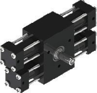 a12 3-position rotary actuator
