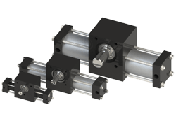 Single Rack Tie Rod Rotary Actuator Group