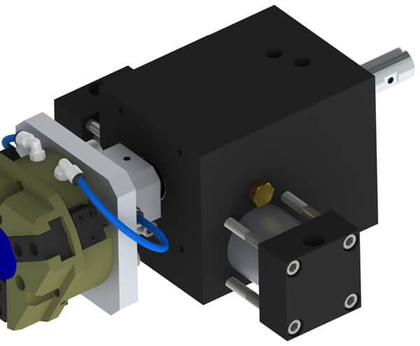 Special X3 Indexing Actuator With Gripper Adapter