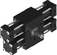 A12 3-position Rotary Actuator